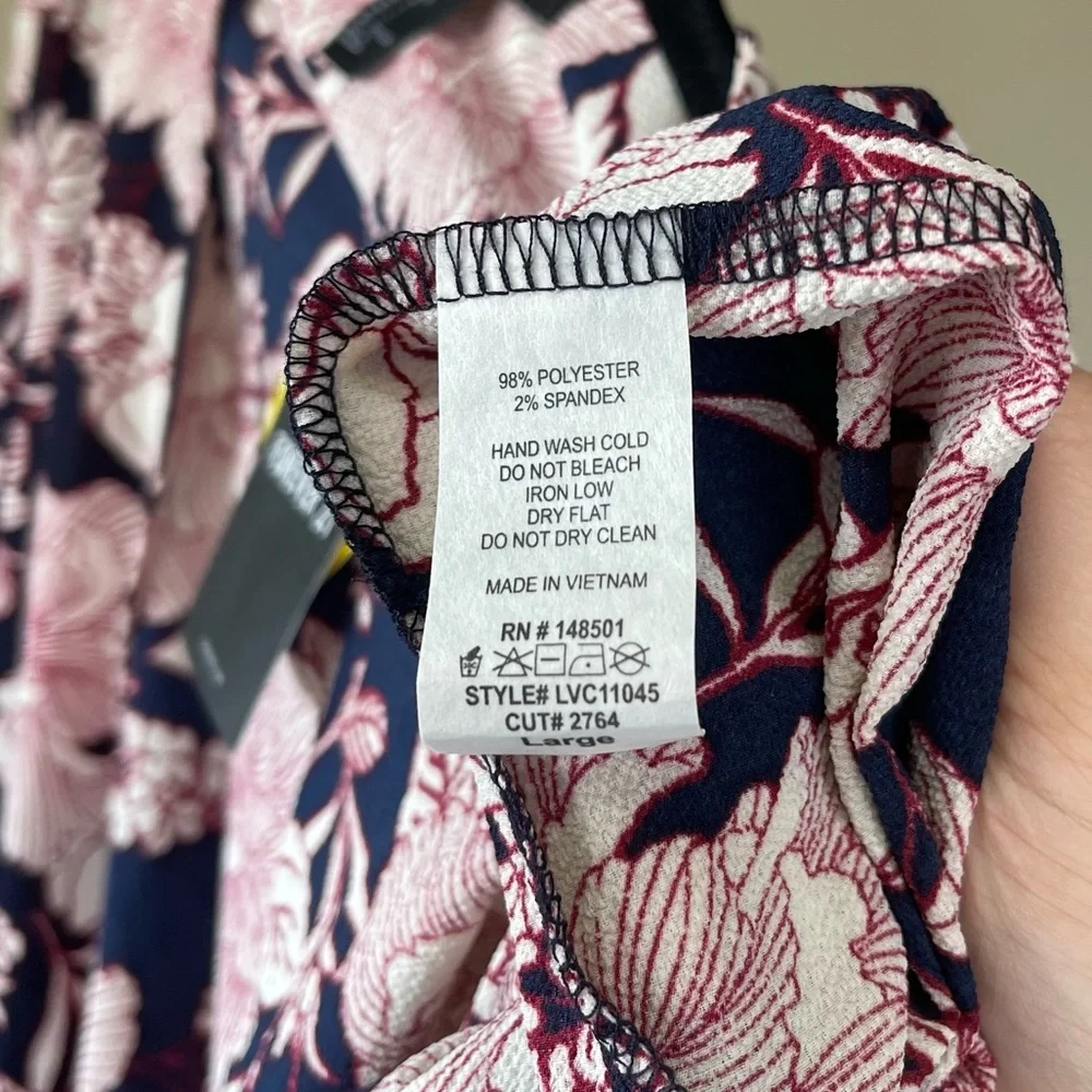 NWT Forever 21 Floral Robe Kimono Coverup Size L - Picture 6 of 6